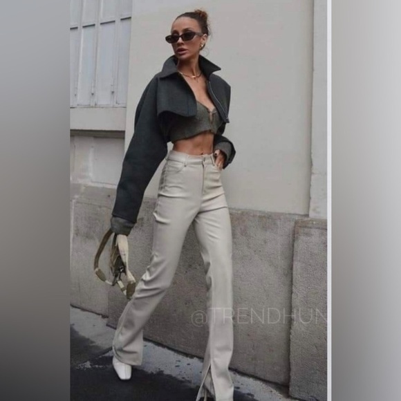 Zara faux leather pants - Picture 2 of 7